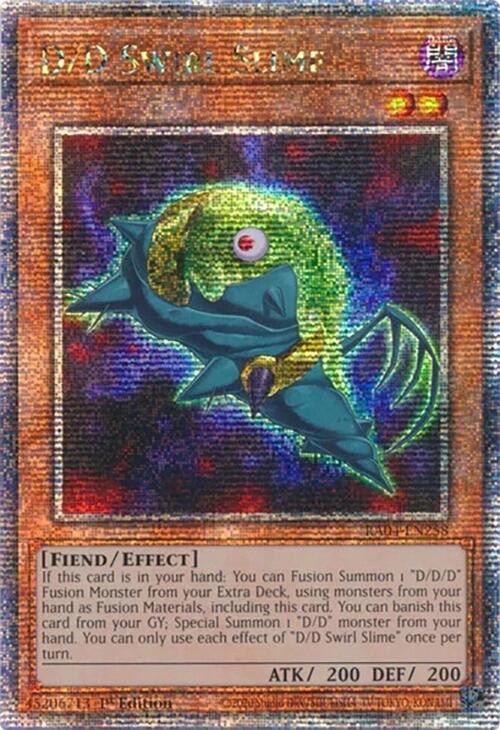 D/D Swirl Slime [RA04-EN258] Quarter Century Secret Rare | Black Swamp Games
