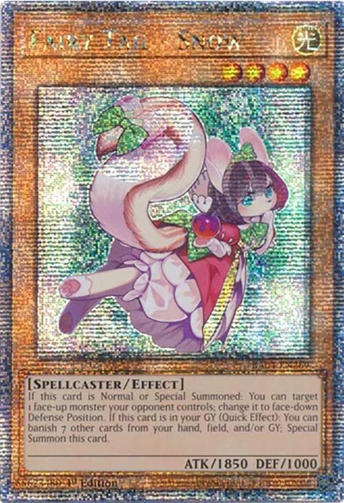 Fairy Tail - Snow [RA04-EN269] Quarter Century Secret Rare | Black Swamp Games