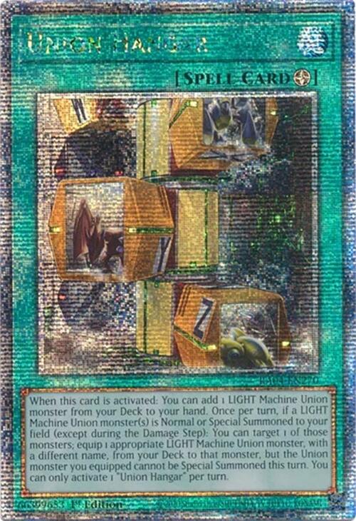 Union Hangar [RA04-EN270] Quarter Century Secret Rare | Black Swamp Games