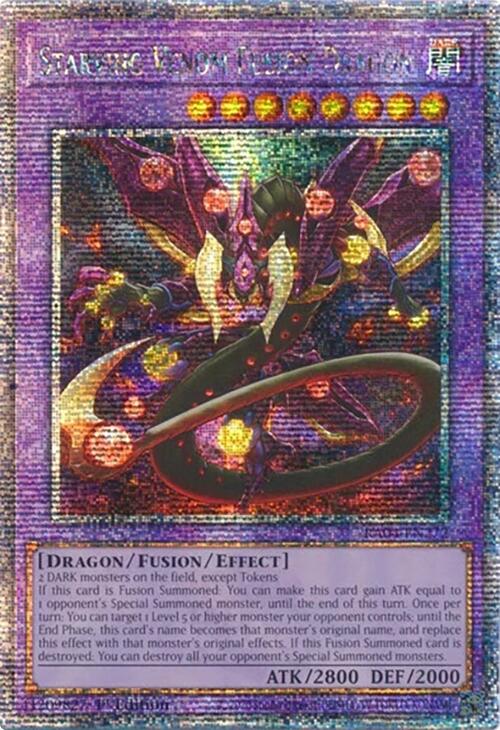 Starving Venom Fusion Dragon [RA04-EN272] Quarter Century Secret Rare | Black Swamp Games
