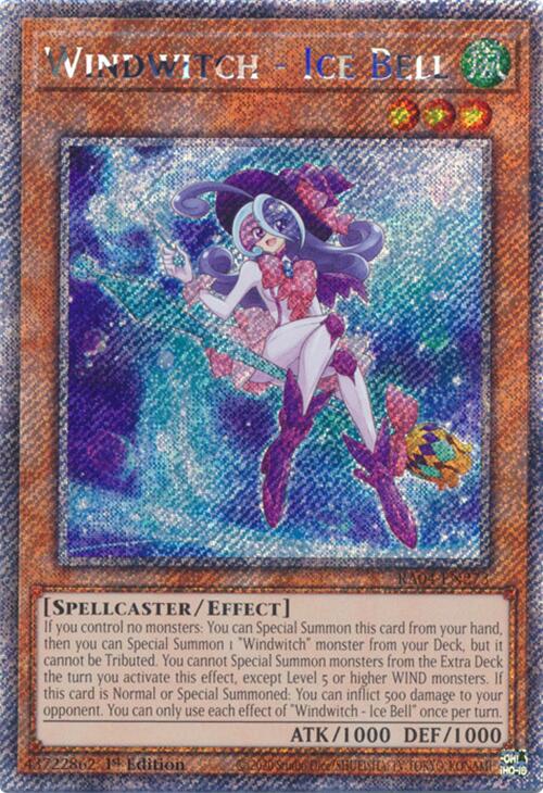 Windwitch - Ice Bell [RA04-EN273] Platinum Secret Rare | Black Swamp Games