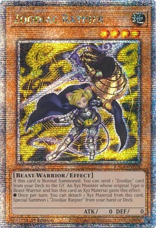 Zoodiac Ratpier [RA04-EN274] Quarter Century Secret Rare | Black Swamp Games
