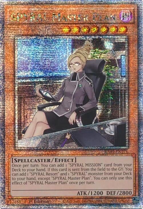 SPYRAL Master Plan [RA04-EN276] Quarter Century Secret Rare | Black Swamp Games
