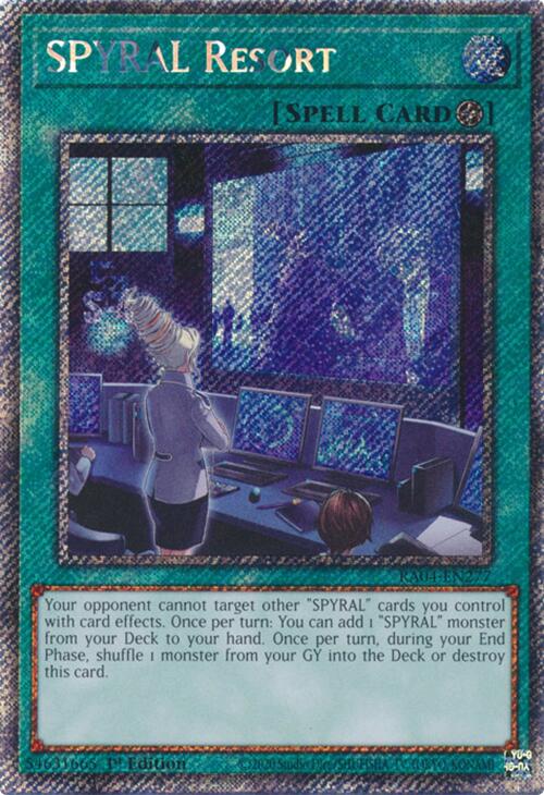 SPYRAL Resort [RA04-EN277] Platinum Secret Rare | Black Swamp Games