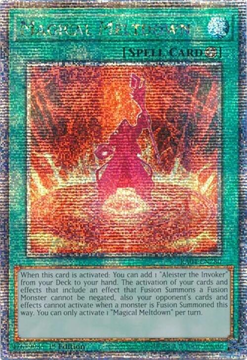Magical Meltdown [RA04-EN280] Quarter Century Secret Rare | Black Swamp Games