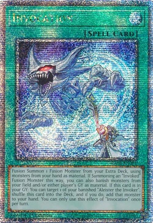 Invocation [RA04-EN281] Quarter Century Secret Rare | Black Swamp Games