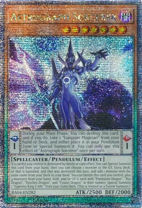 Astrograph Sorcerer [RA04-EN282] Quarter Century Secret Rare | Black Swamp Games