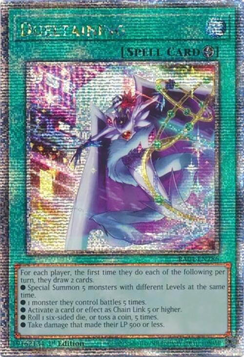 Dueltaining [RA04-EN286] Quarter Century Secret Rare | Black Swamp Games