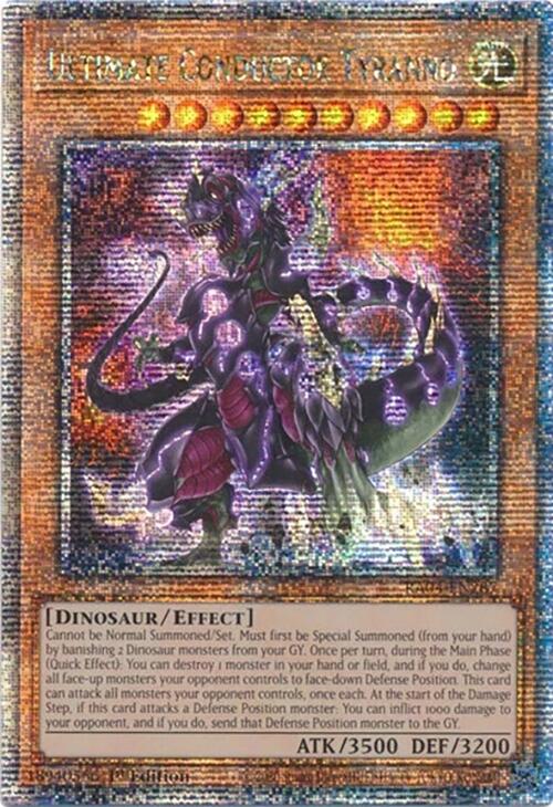 Ultimate Conductor Tyranno [RA04-EN287] Quarter Century Secret Rare | Black Swamp Games
