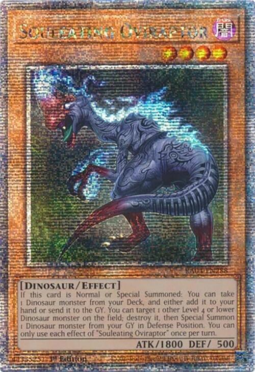 Souleating Oviraptor [RA04-EN288] Quarter Century Secret Rare | Black Swamp Games