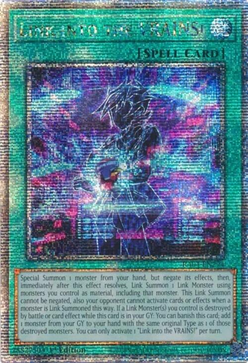 Link into the VRAINS! [RA04-EN294] Quarter Century Secret Rare | Black Swamp Games
