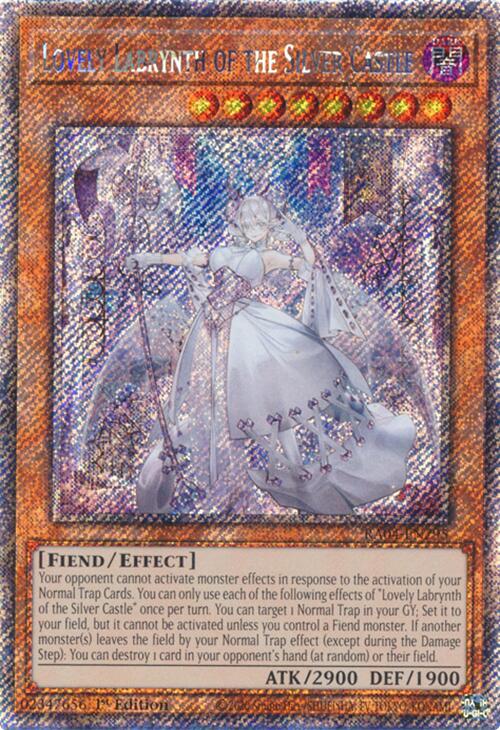 Lovely Labrynth of the Silver Castle [RA04-EN295] Platinum Secret Rare | Black Swamp Games