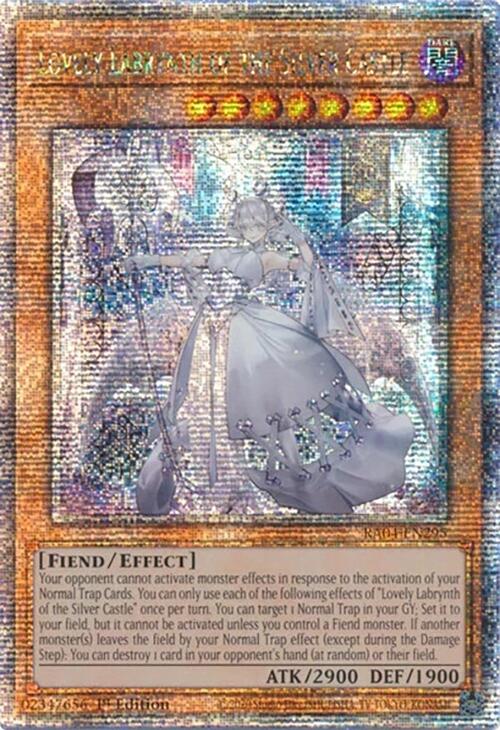 Lovely Labrynth of the Silver Castle [RA04-EN295] Quarter Century Secret Rare | Black Swamp Games
