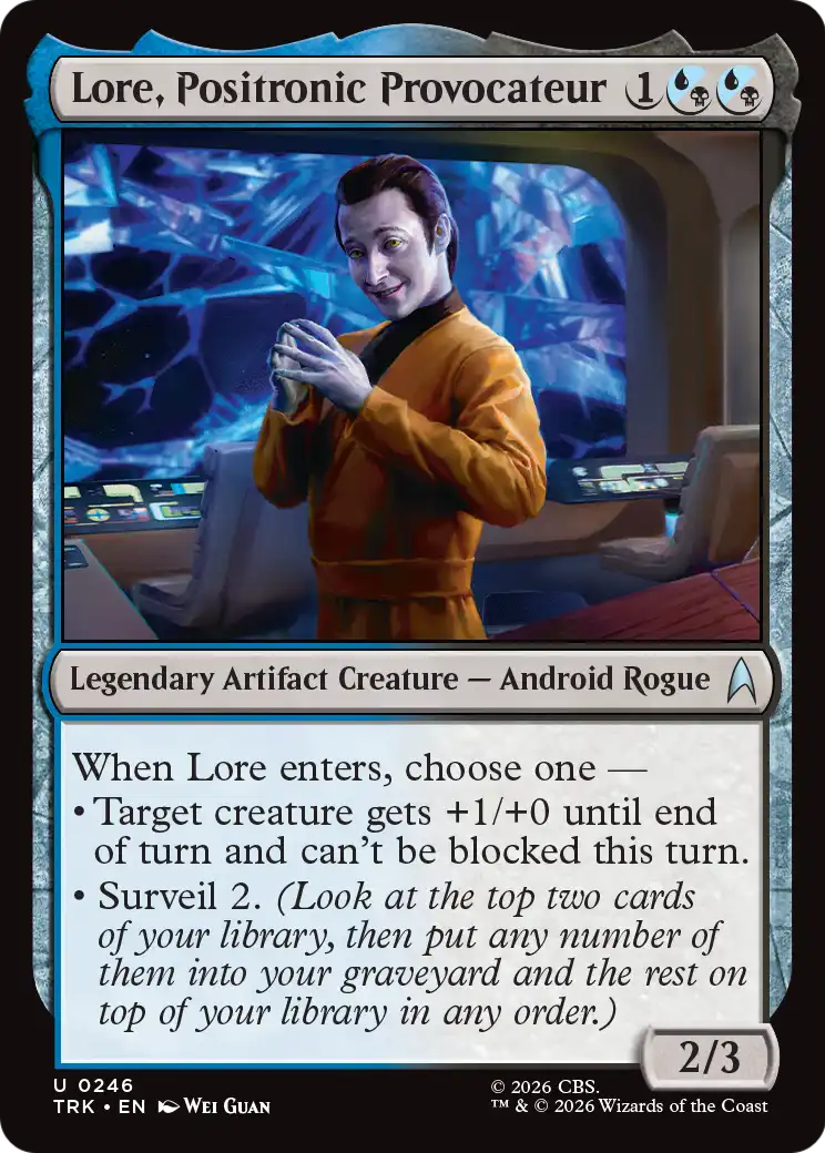 Lore, Positronic Provocateur [Star Trek] | Black Swamp Games
