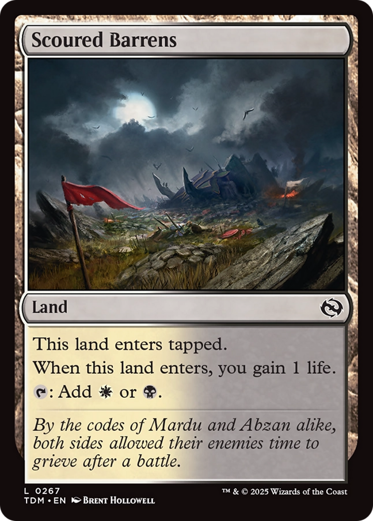 Scoured Barrens [Tarkir: Dragonstorm] | Black Swamp Games