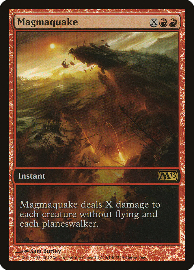 Magmaquake (Game Day) [Magic 2013 Promos] | Black Swamp Games