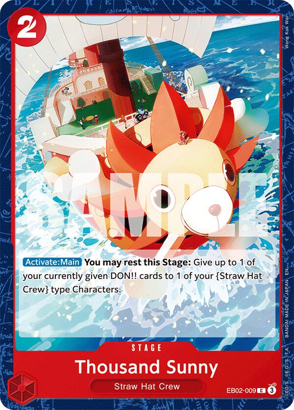 Thousand Sunny [Extra Booster: Anime 25th Collection] | Black Swamp Games
