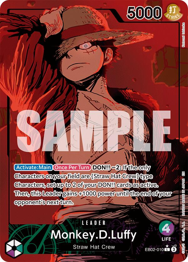 Monkey.D.Luffy (010) (Alternate Art) [Extra Booster: Anime 25th Collection] | Black Swamp Games