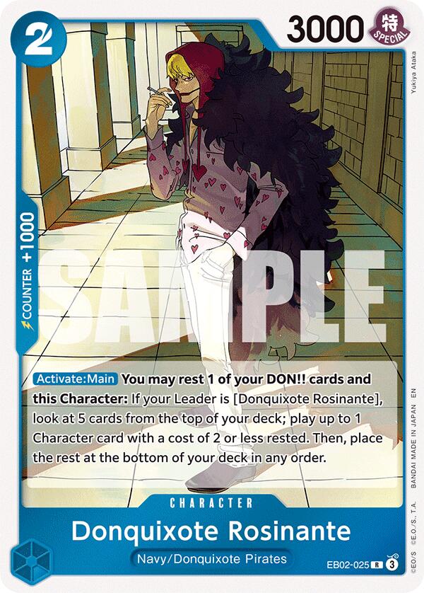 Donquixote Rosinante [Extra Booster: Anime 25th Collection] | Black Swamp Games