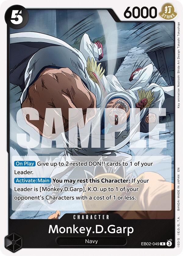 Monkey.D.Garp [Extra Booster: Anime 25th Collection] | Black Swamp Games