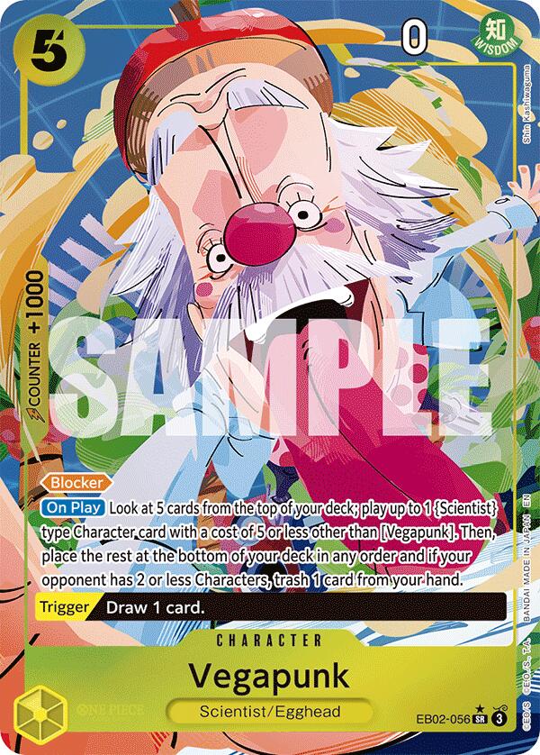 Vegapunk (Alternate Art) [Extra Booster: Anime 25th Collection] | Black Swamp Games