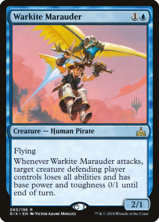 Warkite Marauder (Promo Pack) [Rivals of Ixalan Promos] | Black Swamp Games