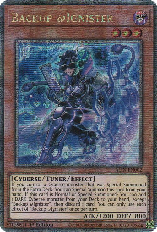 Backup @Ignister [ALIN-EN002] Quarter Century Secret Rare | Black Swamp Games