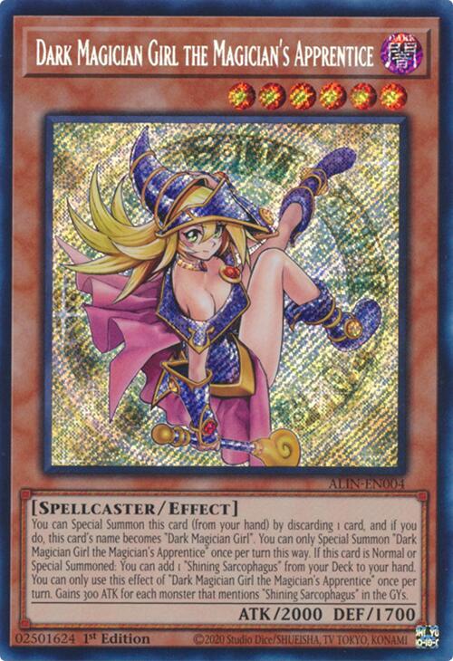 Dark Magician Girl the Magician's Apprentice [ALIN-EN004] Secret Rare | Black Swamp Games