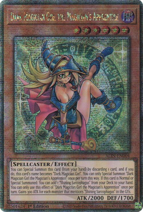 Dark Magician Girl the Magician's Apprentice [ALIN-EN004] Quarter Century Secret Rare | Black Swamp Games