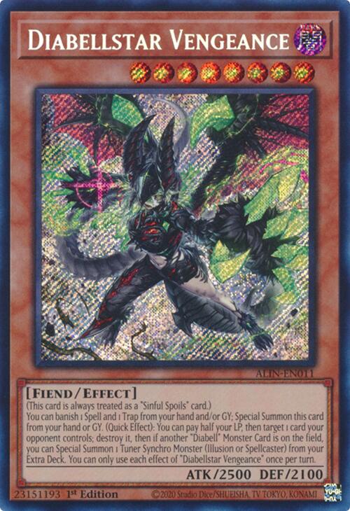 Diabellstar Vengeance [ALIN-EN011] Secret Rare | Black Swamp Games