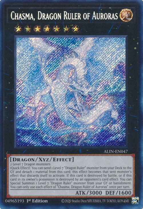 Chasma, Dragon Ruler of Auroras [ALIN-EN047] Secret Rare | Black Swamp Games
