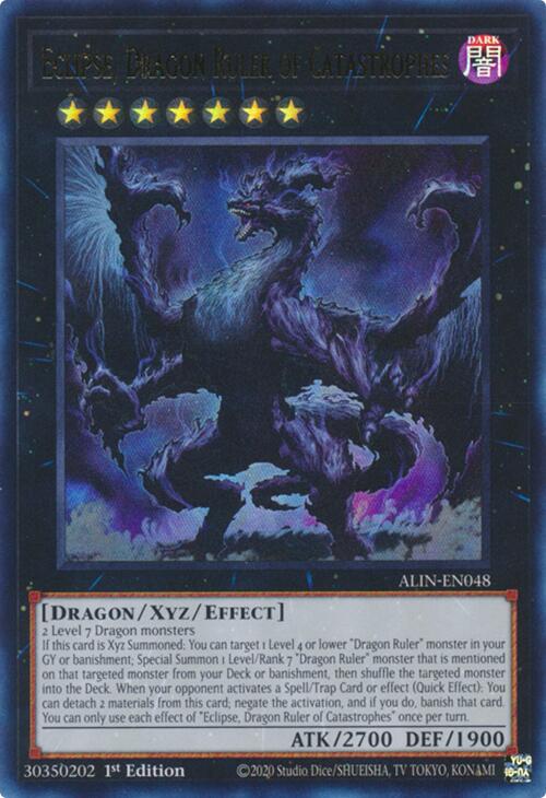 Eclipse, Dragon Ruler of Catastrophes [ALIN-EN048] Ultra Rare | Black Swamp Games