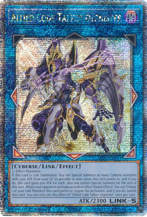 Allied Code Talker @Ignister [ALIN-EN051] Quarter Century Secret Rare | Black Swamp Games
