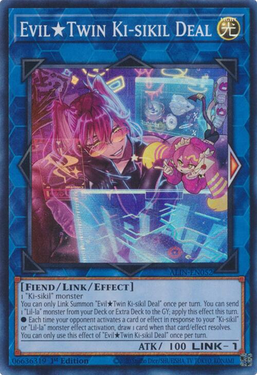 Evil Twin Ki-sikil Deal [ALIN-EN052] Super Rare | Black Swamp Games
