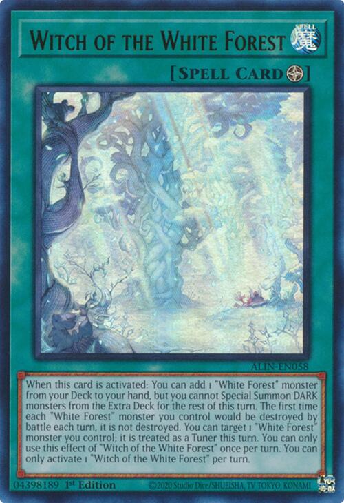 Witch of the White Forest [ALIN-EN058] Ultra Rare | Black Swamp Games