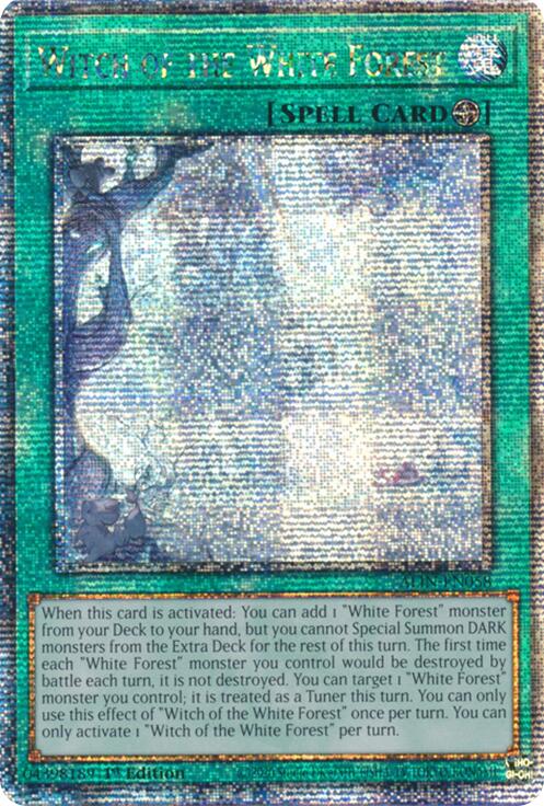 Witch of the White Forest [ALIN-EN058] Quarter Century Secret Rare | Black Swamp Games