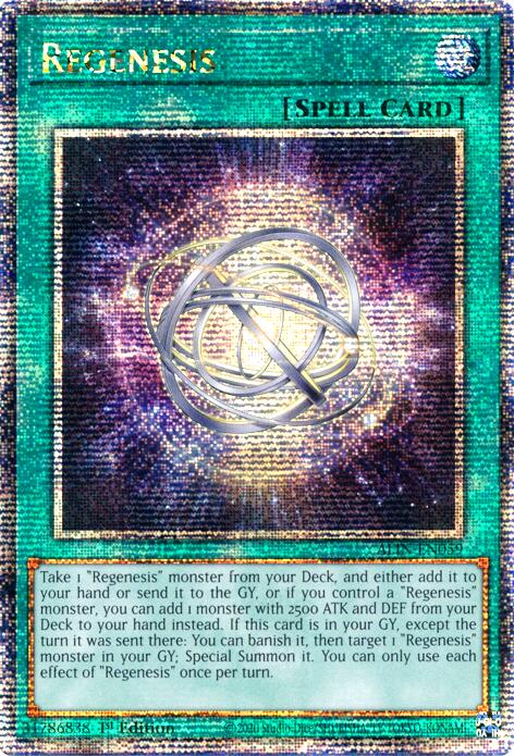 Regenesis [ALIN-EN059] Quarter Century Secret Rare | Black Swamp Games