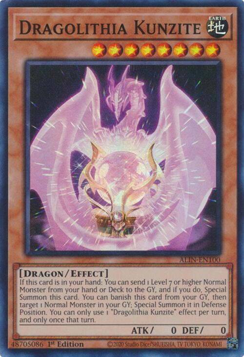 Dragolithia Kunzite [ALIN-EN100] Super Rare | Black Swamp Games