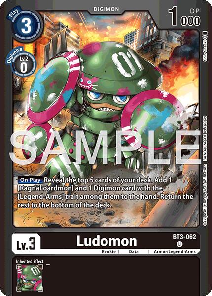 Ludomon [BT3-062] (Limited Card Pack -Billion Bullet-) [Limited Card Pack -Billion Bullet-] | Black Swamp Games