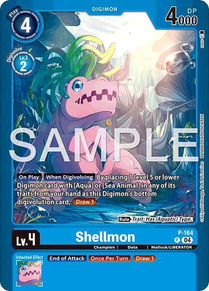 Shellmon [P-164] (Limited Card Pack -Billion Bullet-) [Limited Card Pack -Billion Bullet-] | Black Swamp Games