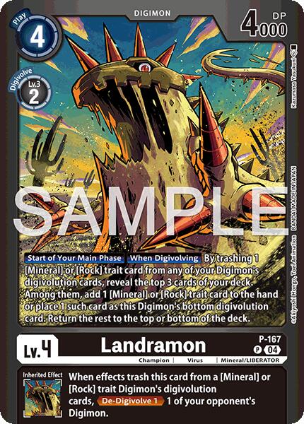 Landramon [P-167] (Limited Card Pack -Billion Bullet-) [Limited Card Pack -Billion Bullet-] | Black Swamp Games