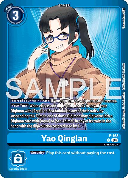 Yao Qinglan [P-168] (Limited Card Pack -Billion Bullet-) [Limited Card Pack -Billion Bullet-] | Black Swamp Games