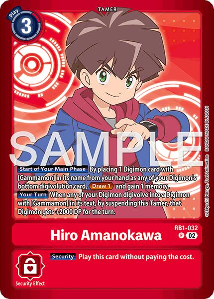 Hiro Amanokawa [RB1-032] (Limited Card Pack -Billion Bullet-) [Limited Card Pack -Billion Bullet-] | Black Swamp Games