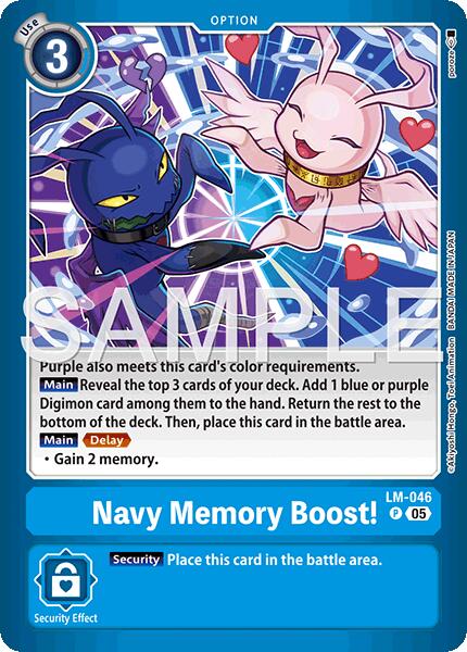 Navy Memory Boost! [LM-046] (Limited Card Pack -Billion Bullet-) [Limited Card Pack -Billion Bullet-] | Black Swamp Games