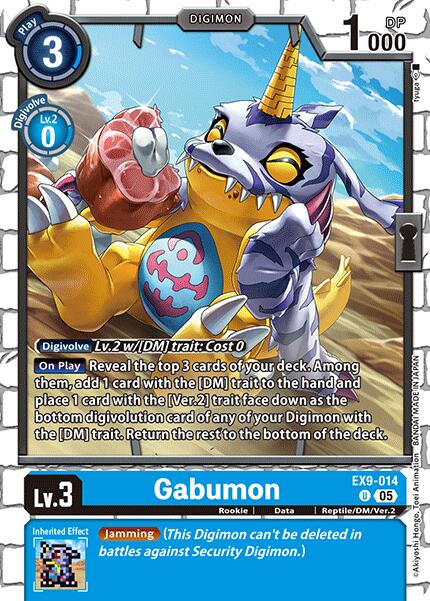 Gabumon [EX9-014] [Versus Monsters] | Black Swamp Games