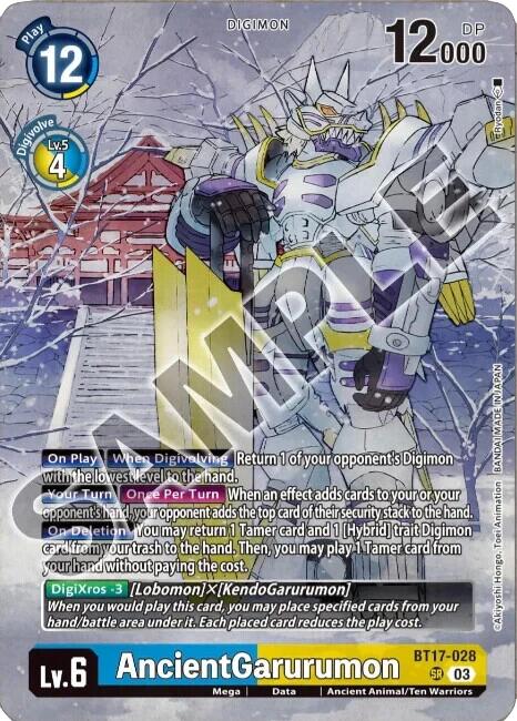 AncientGarurumon [BT17-028] (Tamer's Selection Box Ver. Championship 2024) [Secret Crisis] | Black Swamp Games
