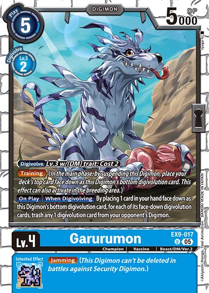 Garurumon [EX9-017] [Versus Monsters] | Black Swamp Games