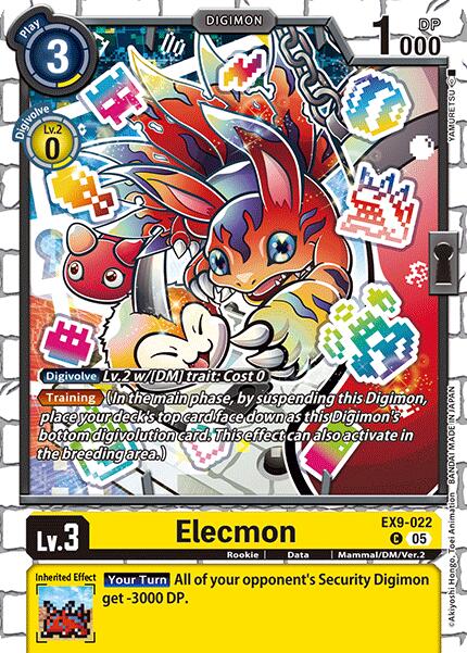 Elecmon [EX9-022] [Versus Monsters] | Black Swamp Games