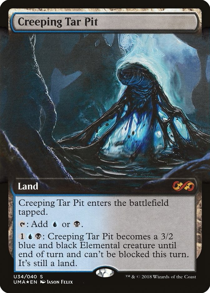 Creeping Tar Pit (Topper) [Ultimate Masters Box Topper] | Black Swamp Games