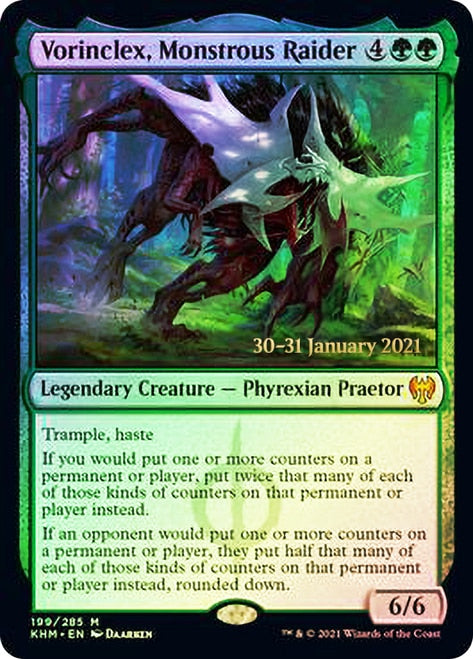 Vorinclex, Monstrous Raider [Kaldheim Prerelease Promos] | Black Swamp Games